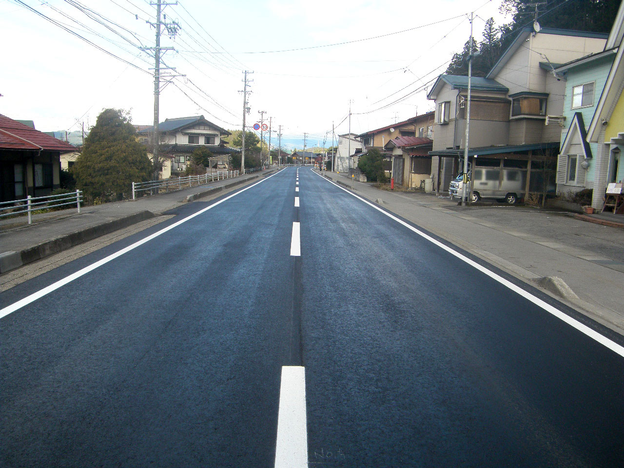 第工維単舗13号 県単 舗装道補修