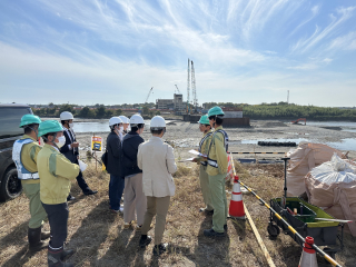 川島大橋現場見学会