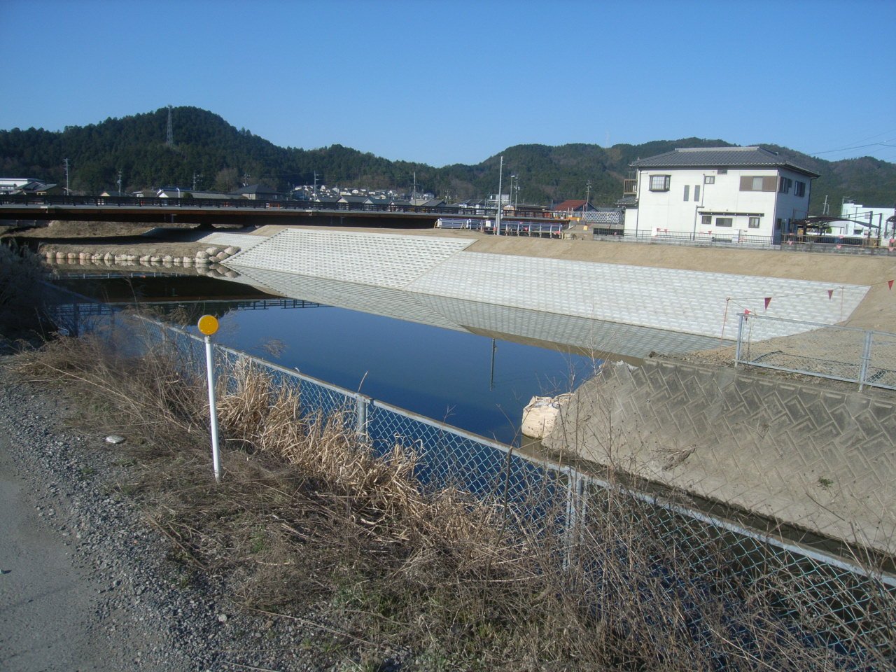 鳥羽川河川改修工事