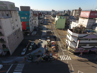 道路舗装工事（水野町線）