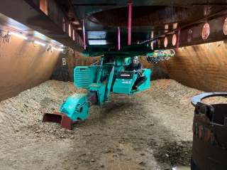 公共　道路改築（道路メンテナンス事業）（主）川島三輪線（仮称）新藍川橋下部工事（A1・P1） 2/2