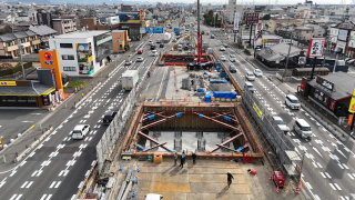 令和7年度 21号岐阜市内立体茜部1号高架橋P4橋脚工事 2/2